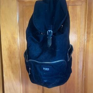 PINK Victoria's Secret Black Backpack